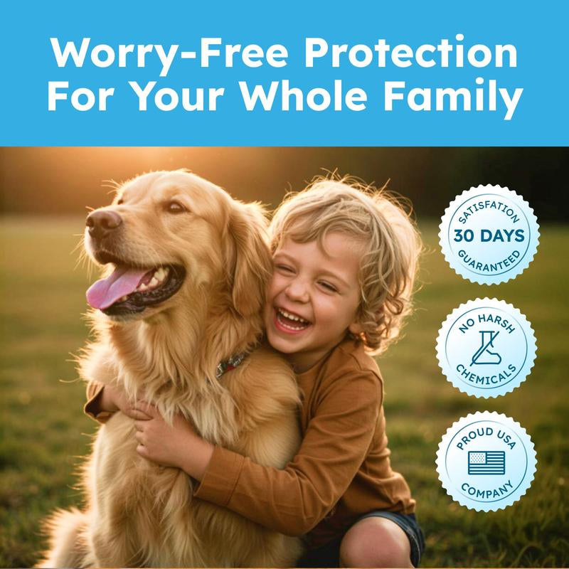 Effective Bugmd Flea & Tick Spray for Dogs, Cats & Home – Natural Cedarwood Oil Formula – Safe for Indoor & Outdoor Use – 16 Oz