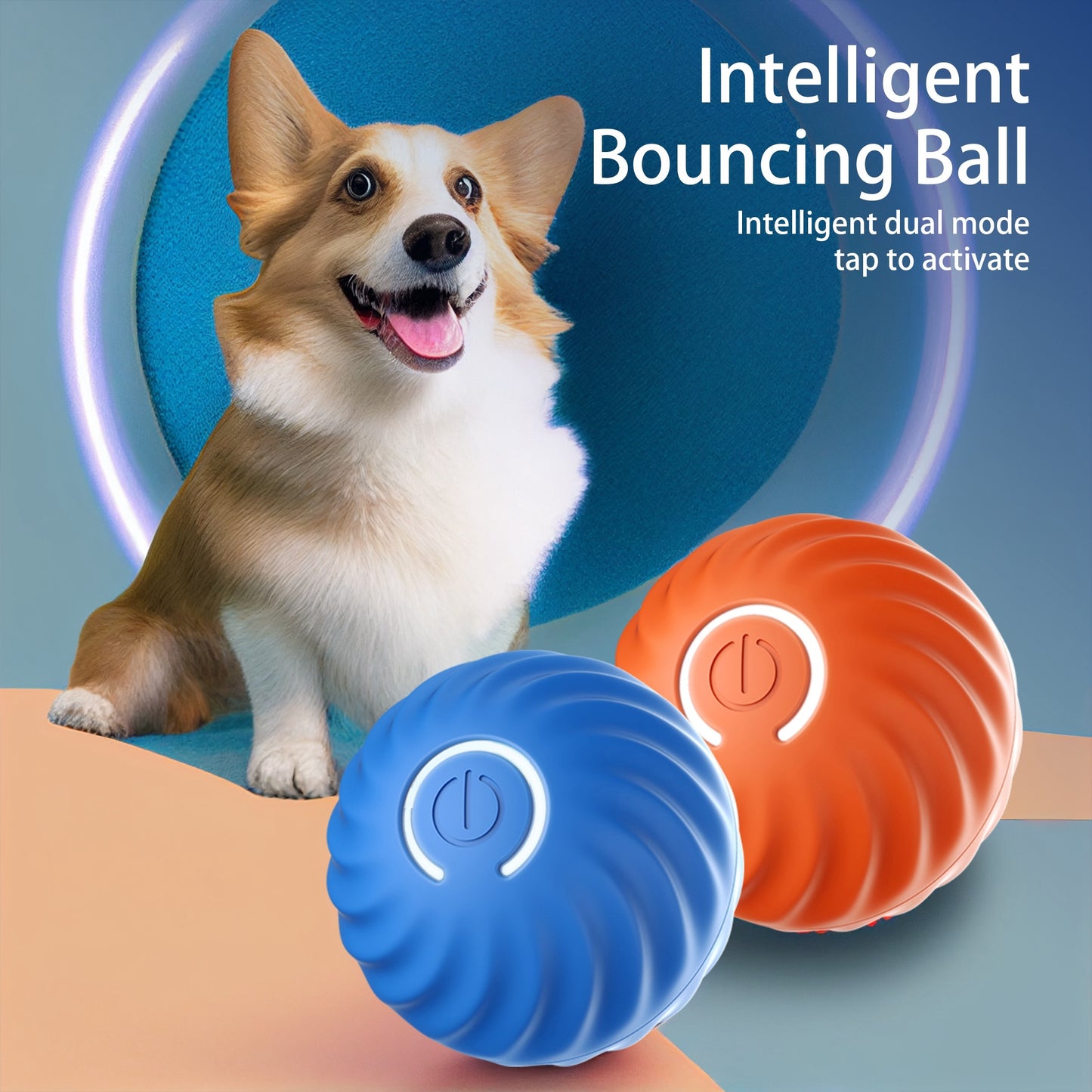 Dog Interactive Bouncing Ball