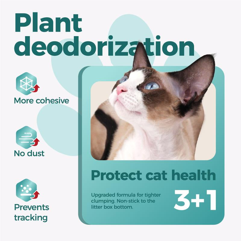 Premium 22Lb Tapioca Cat Litter - Quick Clumping, Odor Control, Low Dust, Flushable & Perfect for Automatic Litter Boxes