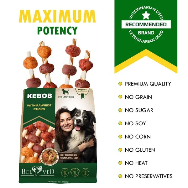 Dog Rawhide Treats with Duck & Chicken