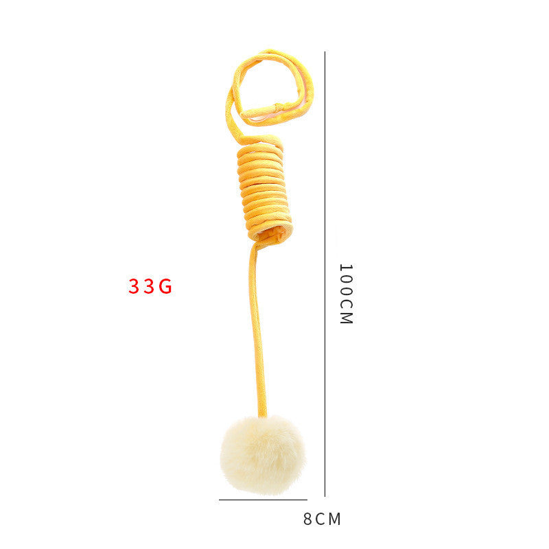 Cat Spring Rabbit Hair Ball Toy