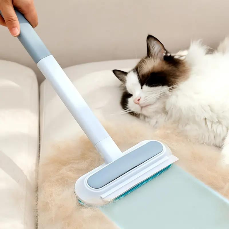 Ultimate Reusable Pet Hair Remover Brush - Multi-Functional Lint Cleaner with Extra-Long Handle for Effortless Grooming on Furniture, Clothes, Bedding, Carpets & More!