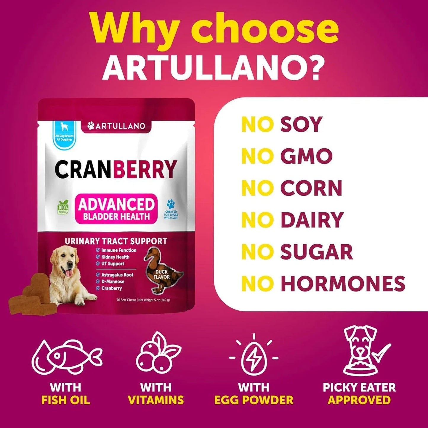 Dog UTI Cranberry Supplement