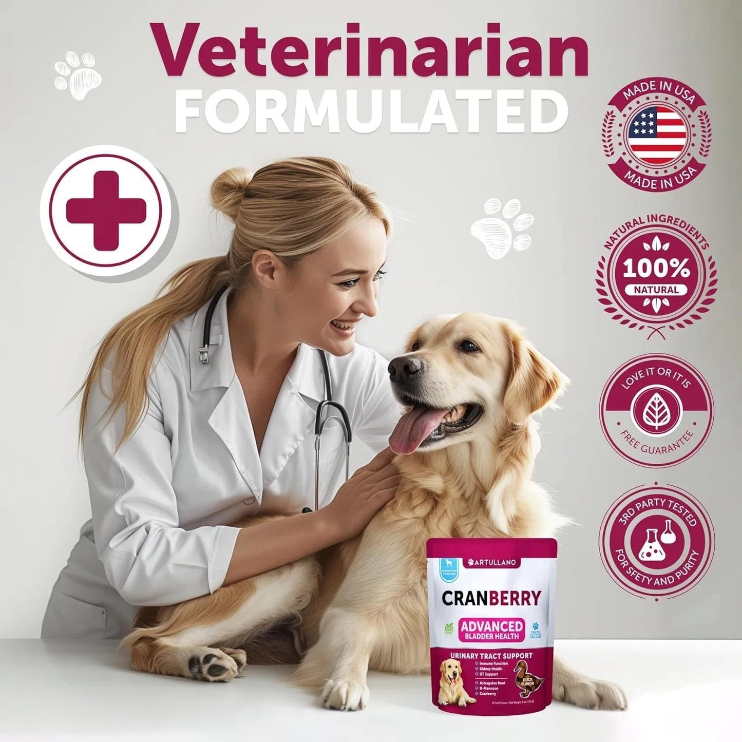 Dog UTI Cranberry Supplement
