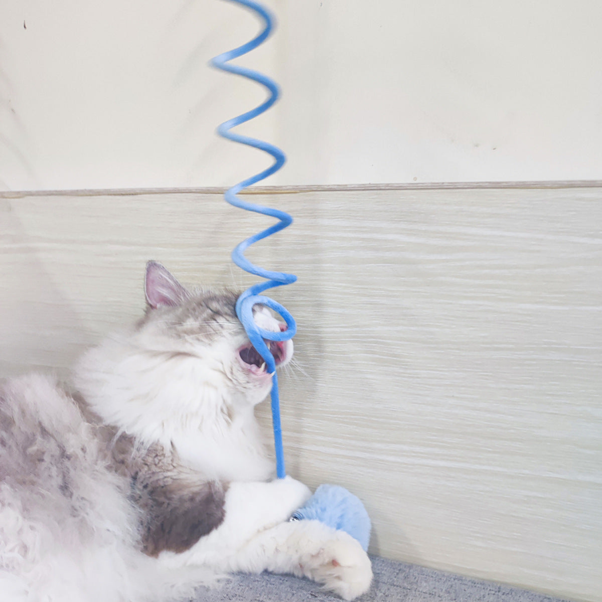 Cat Spring Rabbit Hair Ball Toy