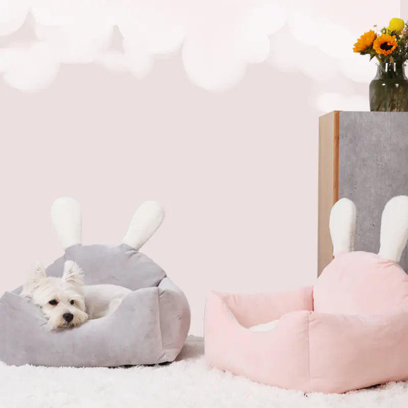 Dog Bed with Washable Cushion