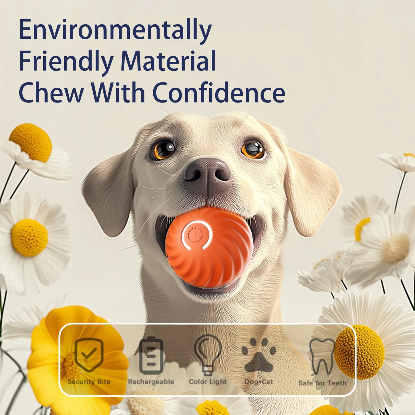 Dog Interactive Bouncing Ball