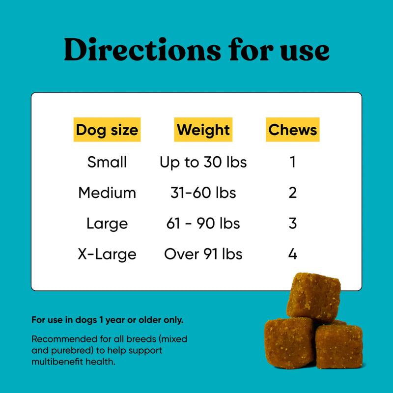 Embark All-Natural Bacon Chews for Dogs – Enhance Coat Shine, Joint Health & Immunity with Vet-Approved Formula