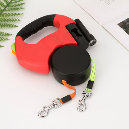 Pet Dog Double Head Leash