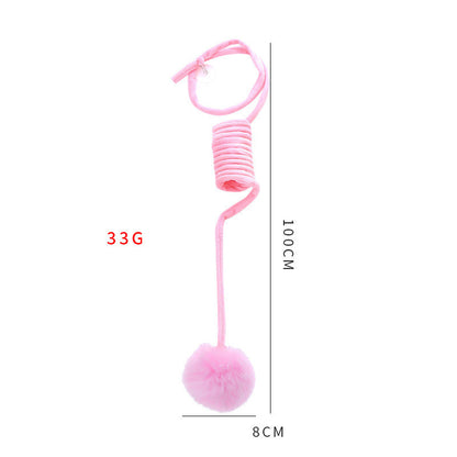 Cat Spring Rabbit Hair Ball Toy